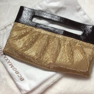 NWOT BCBG Clutch and Dust Bag
